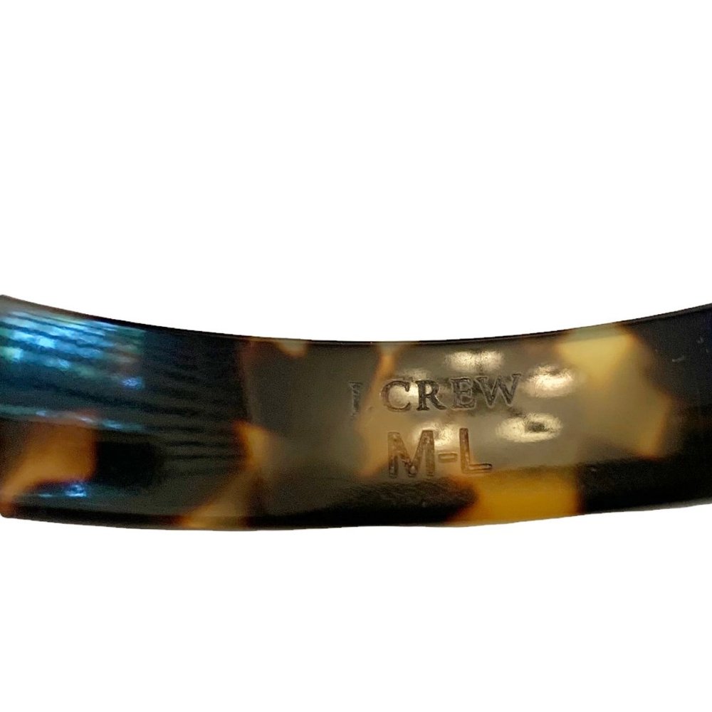 J Crew Acetate Open Cuff In Tortoise Shell - image 4